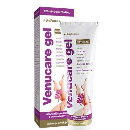 MedPharma Venucare gel NATURAL 120ml+30ml FREE